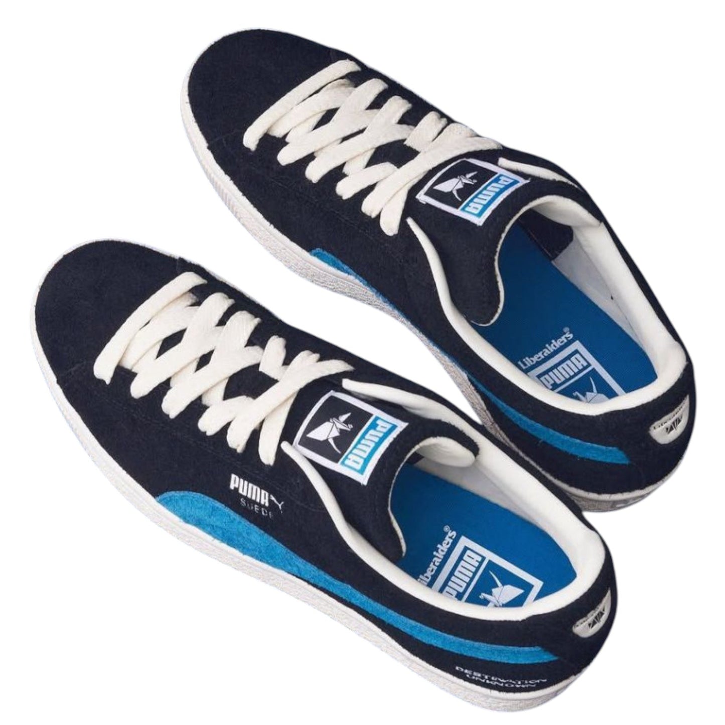 PUMA CLASSIC SUEDE BLACK BLUE